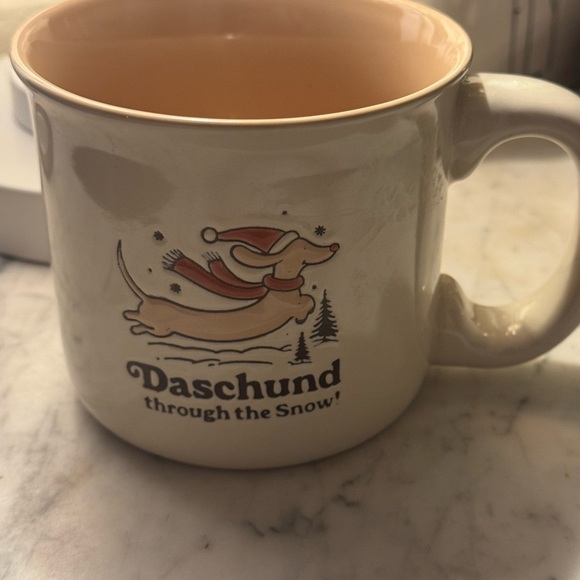 Life Is Good Cream Dachshund Mug - Picture 2 of 5